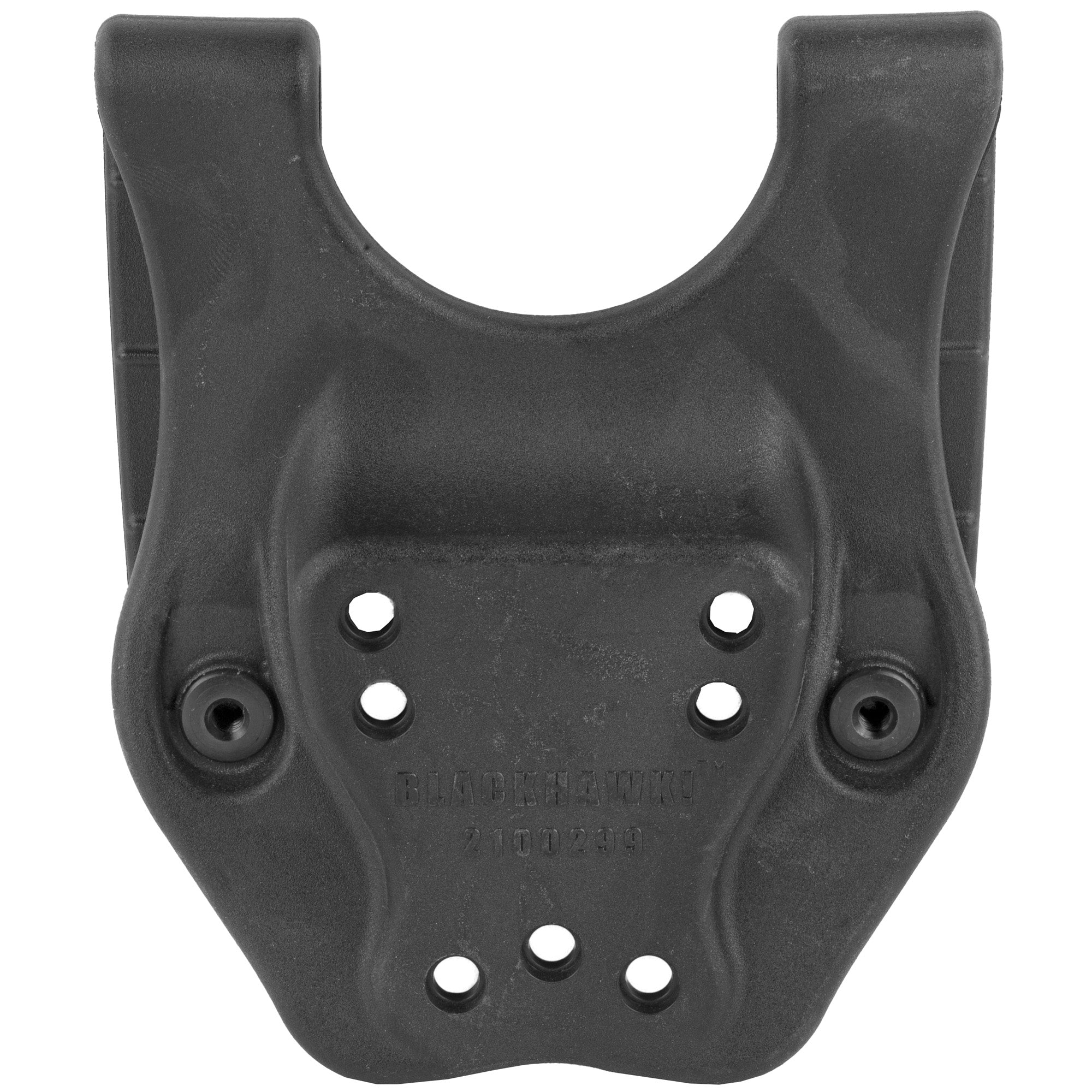 Blackhawk Mid Ride Duty Belt Loop 44H902BK, Schwarz, Bulk-Ausführung – Frontansicht