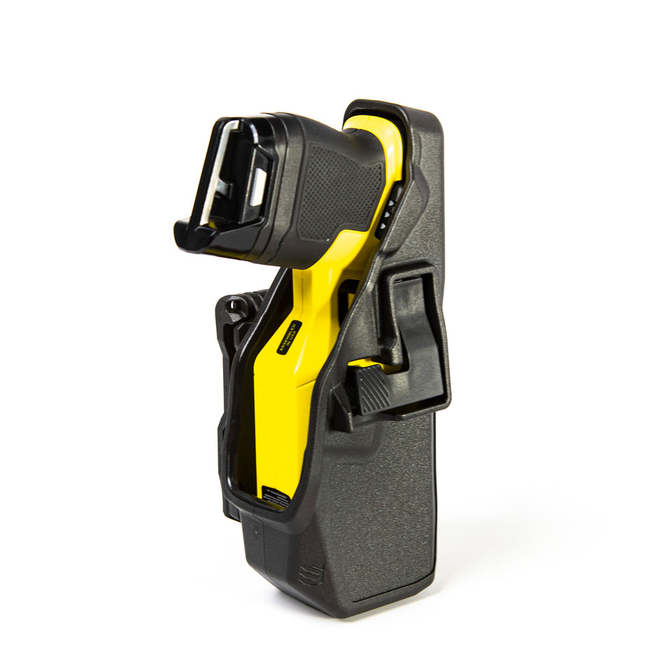 Blackhawk TASER 7 Level 2 Holster, Schwarz, Rechtshand – Black-Raptor-SKU 34144HT03BKR, Hersteller 44HT03BKR; TASER im Bild nicht im Lieferumfang