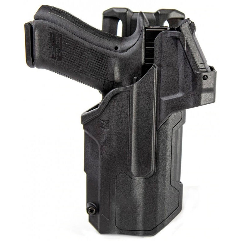 Blackhawk T-Series L2D Light-Bearing RDS Duty Holster 44NB00BKR, Schwarz, Rechtshand; Pistole nicht im Lieferumfang