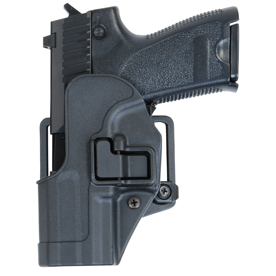 Blackhawk SERPA CQC Holster 410509BK-L für HK USP Compact/P2000, Schwarz, Linkshand; Pistole nicht im Lieferumfang