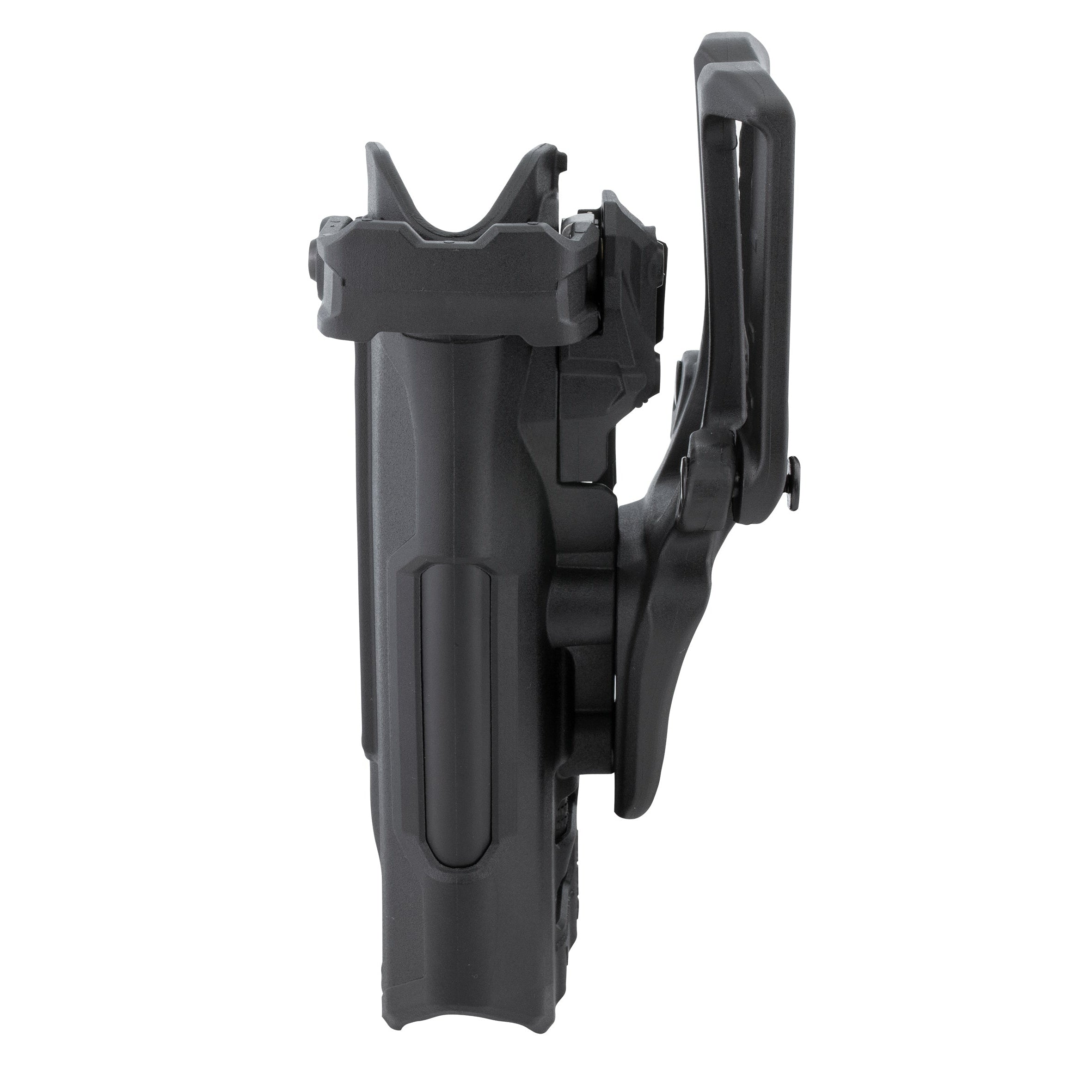 BLACKHAWK T-Series L3D Light-Bearing Duty Holster für Glock, Rechtshand – Rückseite und Gürtelaufnahme