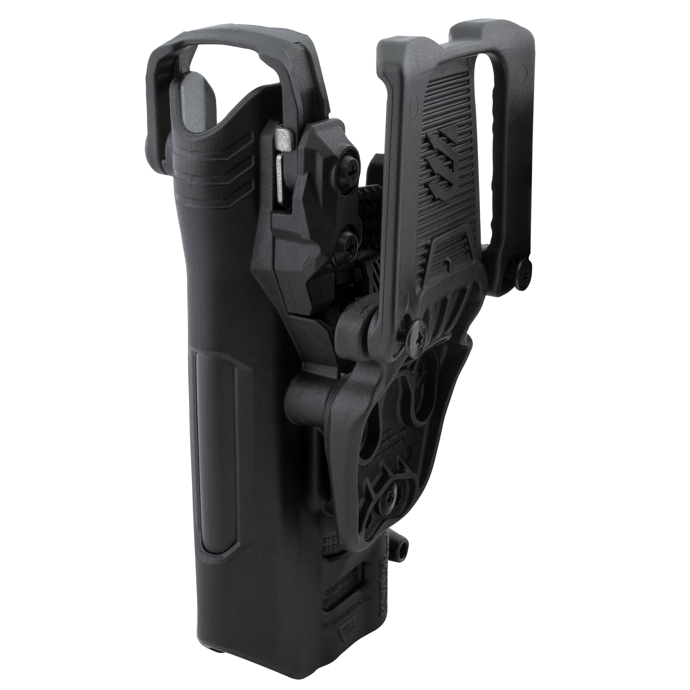 BLACKHAWK T-Series L3D Light-Bearing Duty Holster für Glock, Rechtshand – Seitenansicht