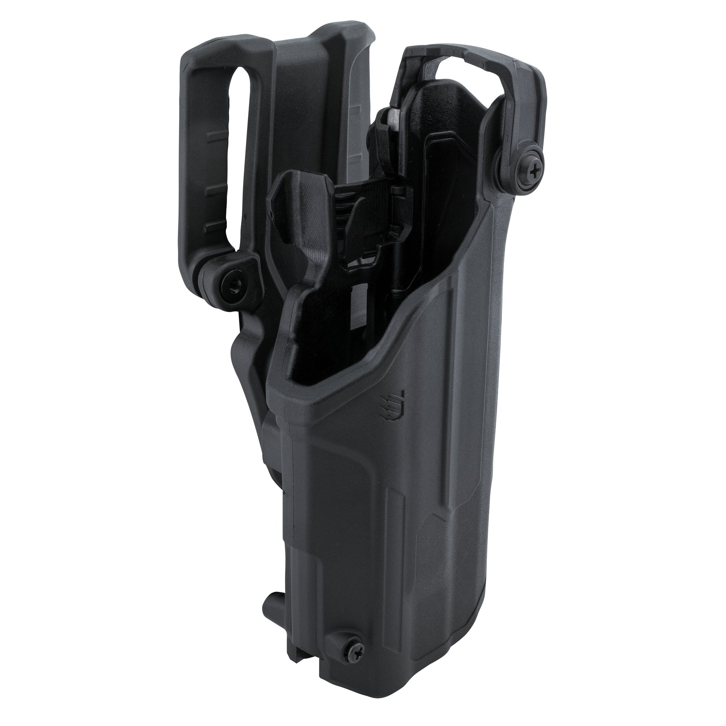 BLACKHAWK T-Series L3D Light-Bearing Duty Holster für Glock 17, Rechtshand – Vorderansicht