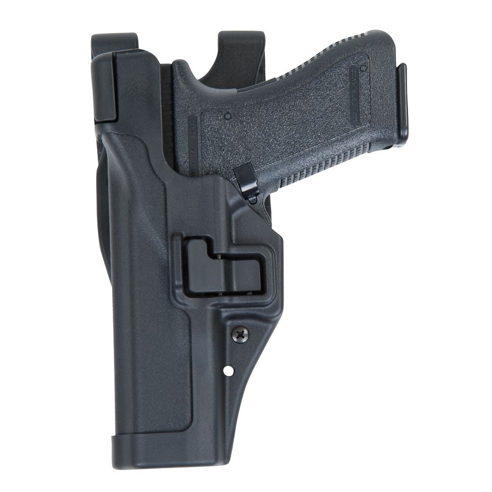 BLACKHAWK SERPA Level 3 Duty Holster für Glock, Schwarz, Linkshand – Produktansicht