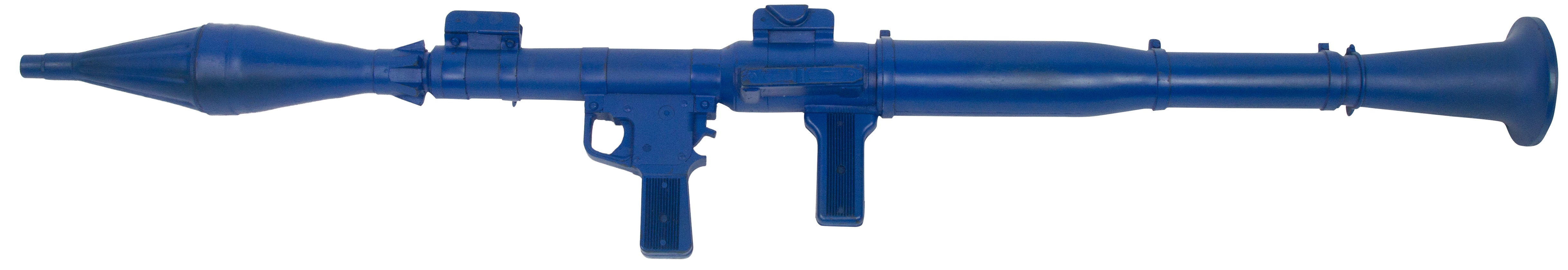 BLUEGUNS RPG7 Trainingsgerät in Law Enforcement Blue – Seitenansicht