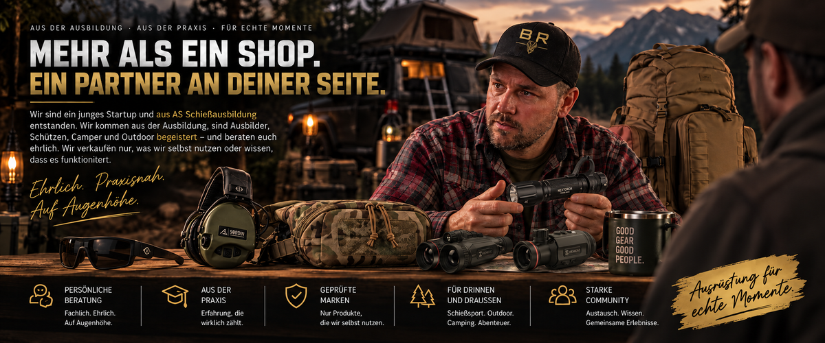 Mehr als ein Shop. Ein Partner an deiner Seite. Black Raptor: persönliche Beratung aus der Praxis.