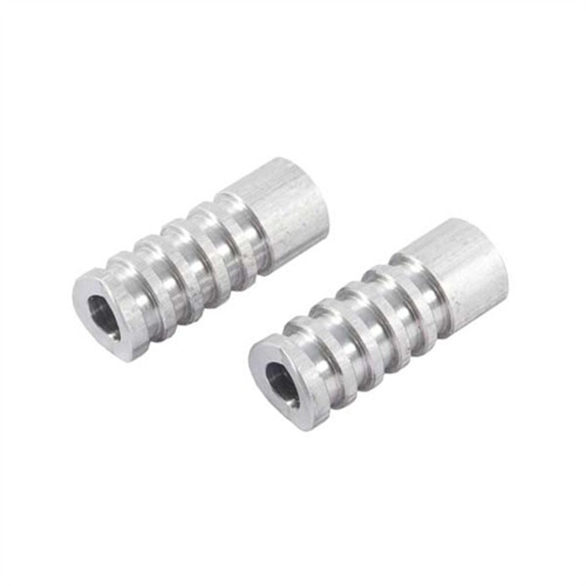 BROWNELLS lange Pillar-Bedding-Hülsen aus Aluminium, 38 mm