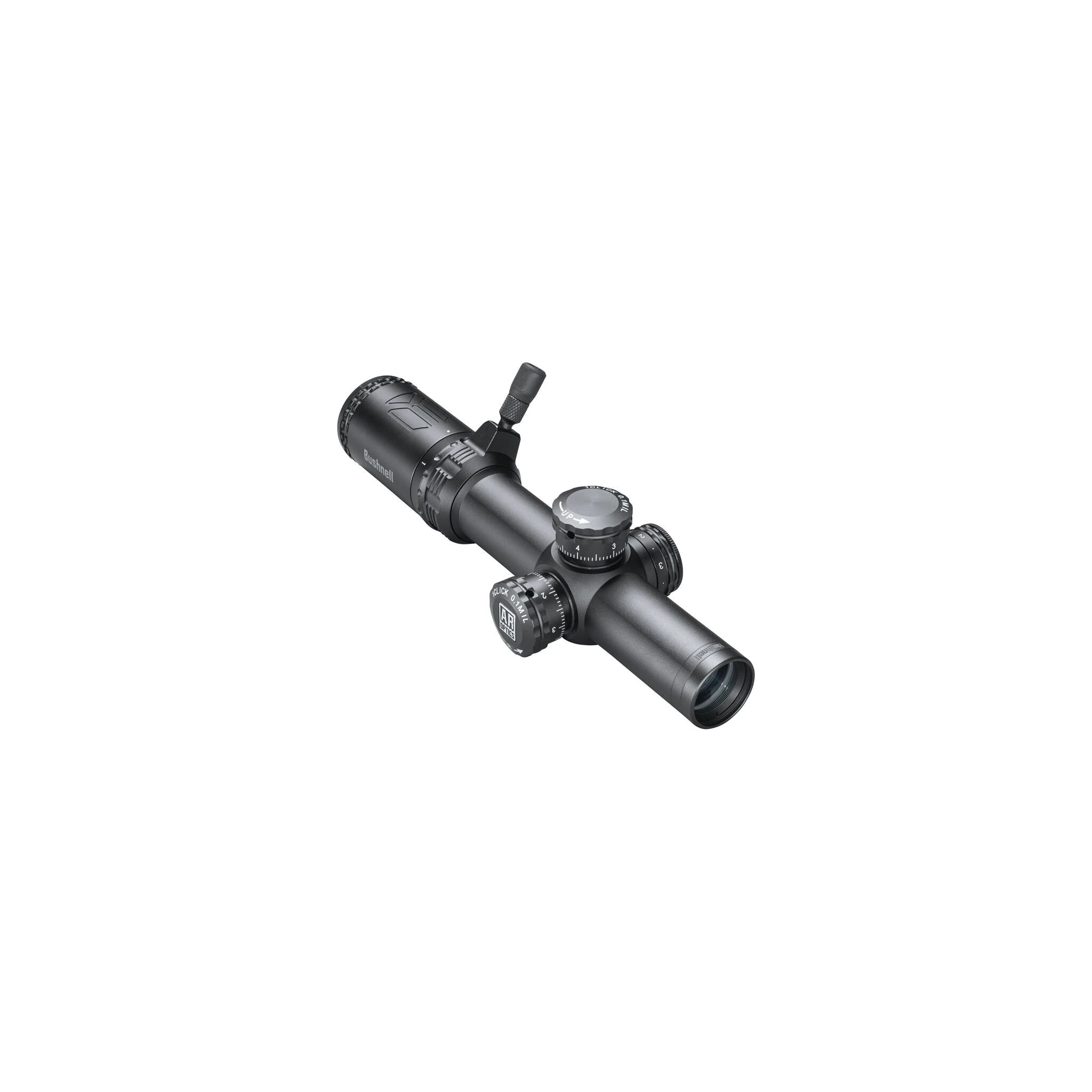 Bushnell AR Optics 1–4×24 BTR-1 FFP Zielfernrohr in vollständiger Ansicht