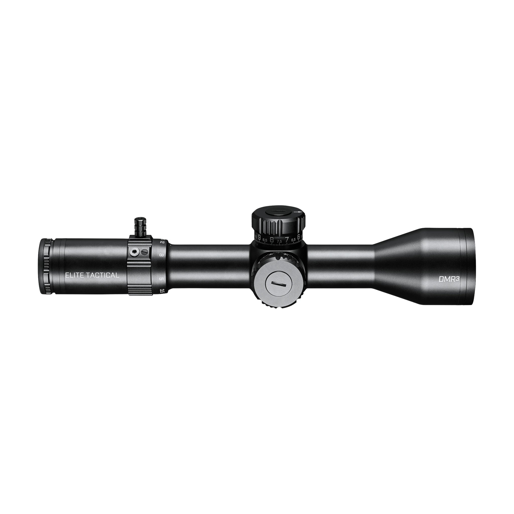Bushnell Elite Tactical DMR3 3,5–21×50 EQL – Vollständige Seitenansicht von rechts