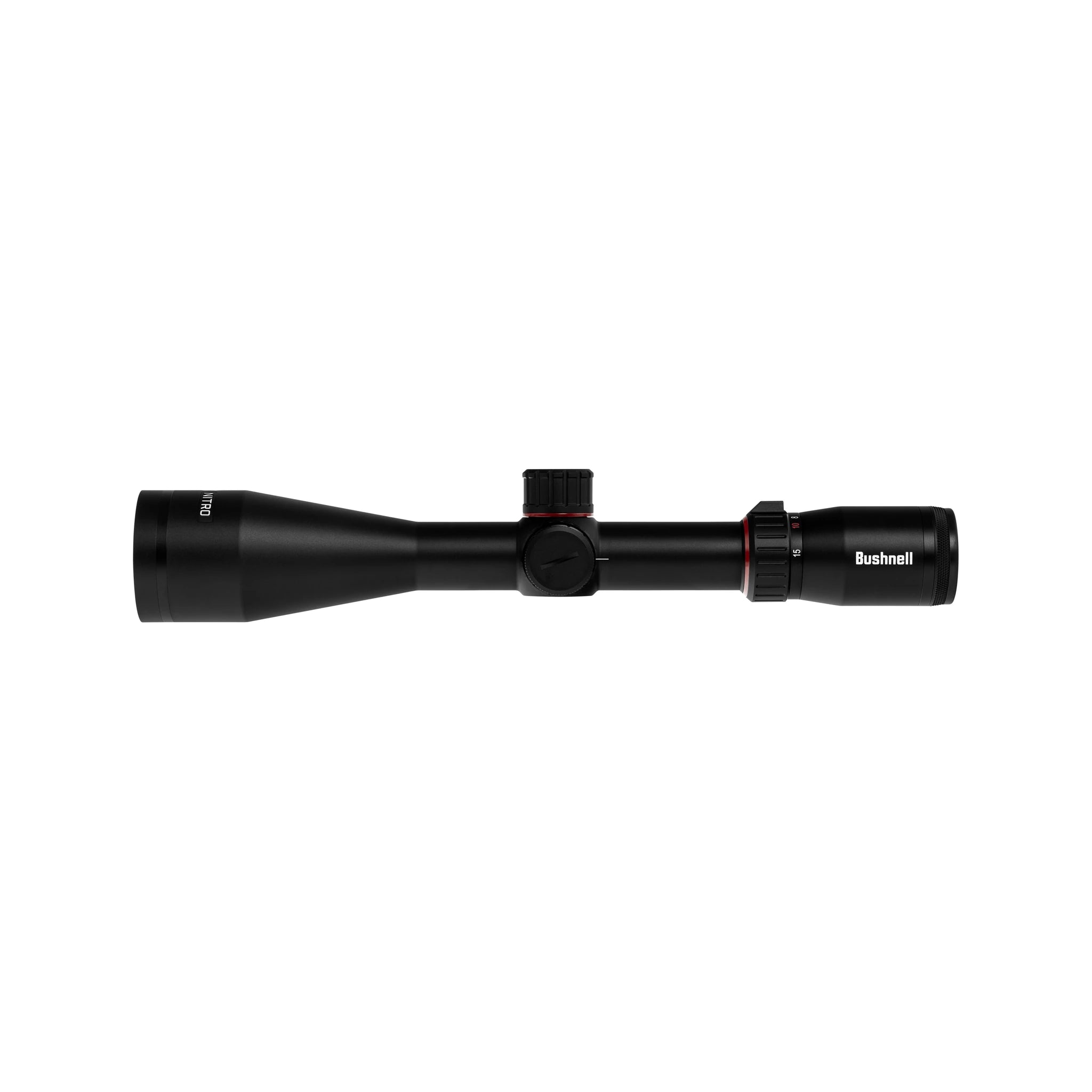 Bushnell Nitro 2,5–15×50 4AI – Seitenansicht mit seitlichem Parallaxenausgleich