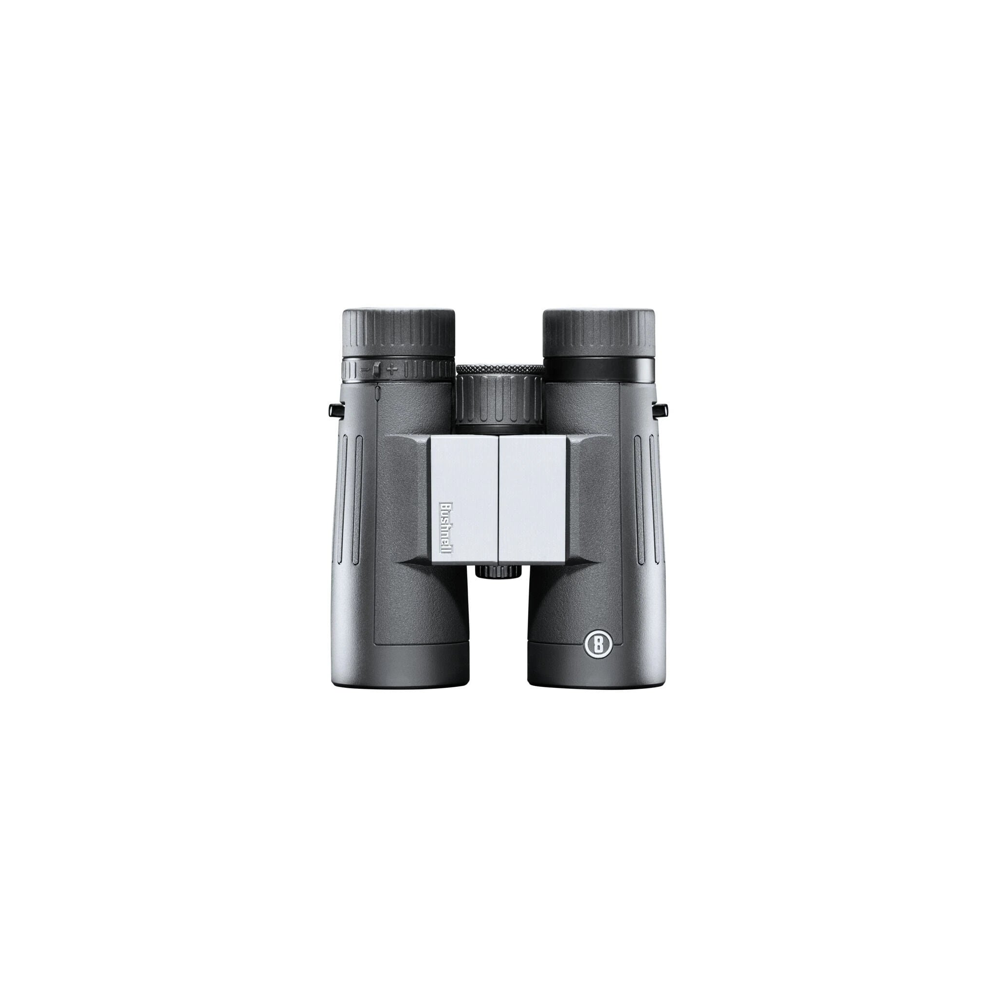 Bushnell PowerView 2 8×42 PWV842 – vollständige Frontansicht des schwarzen Dachkant-Fernglases