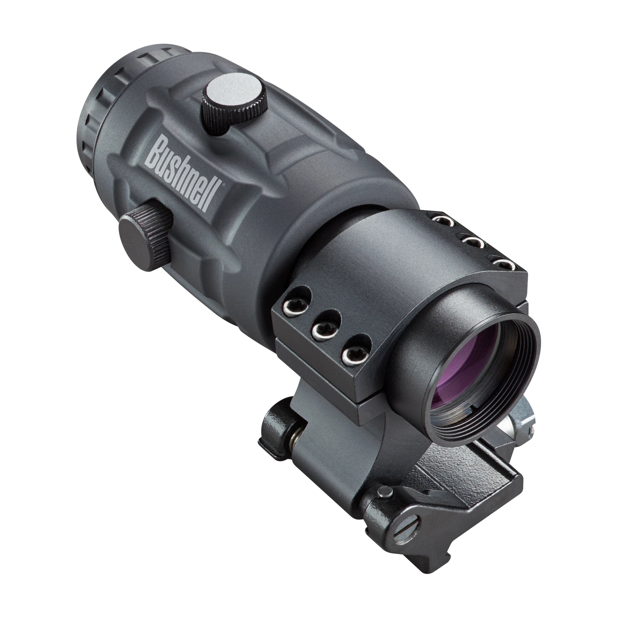 Bushnell Transition 3× Magnifier AR731304 mit Flip-to-Side-Montage in Vorderansicht
