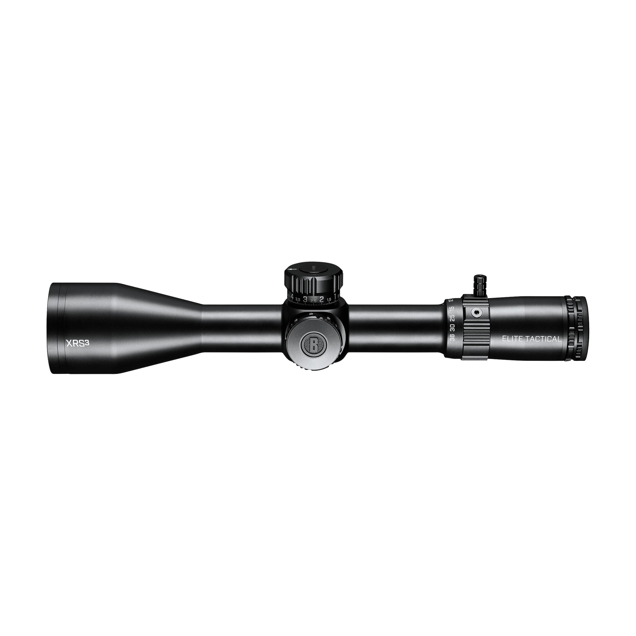 Linke Seitenansicht des Bushnell XRS3 6–36×56 EQL
