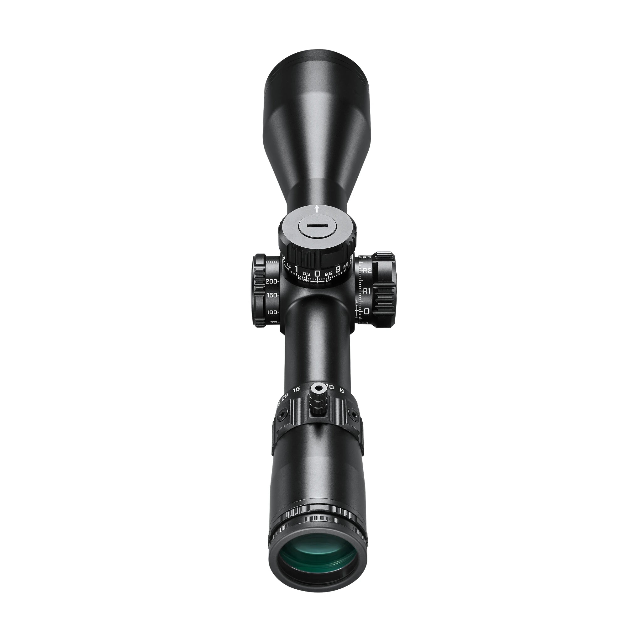 Bushnell XRS3 6–36×56 G4P mit Okular, Türmen und Vergrößerungshebel
