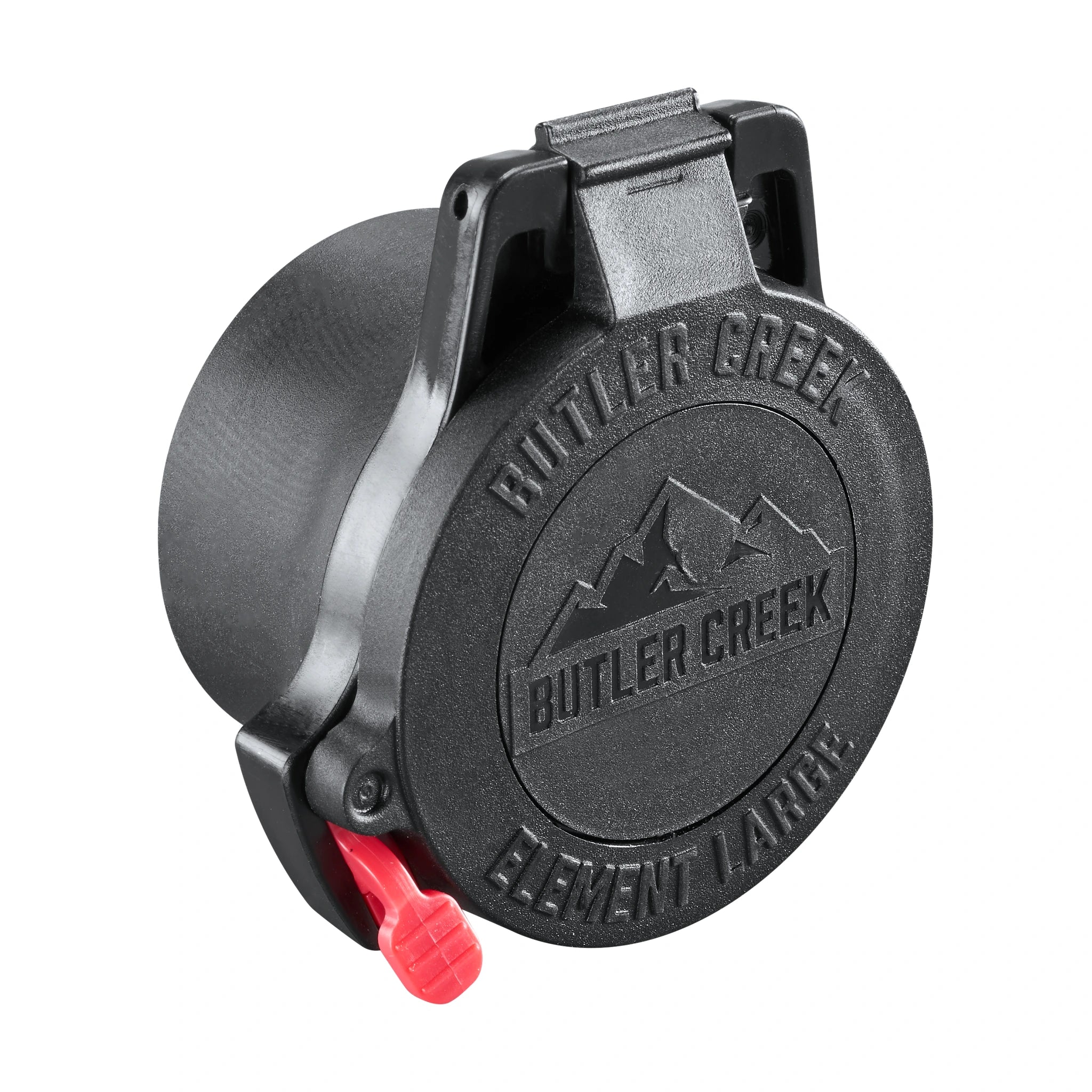 Butler Creek Element Okular-Schutzkappe mit rotem Auslöser