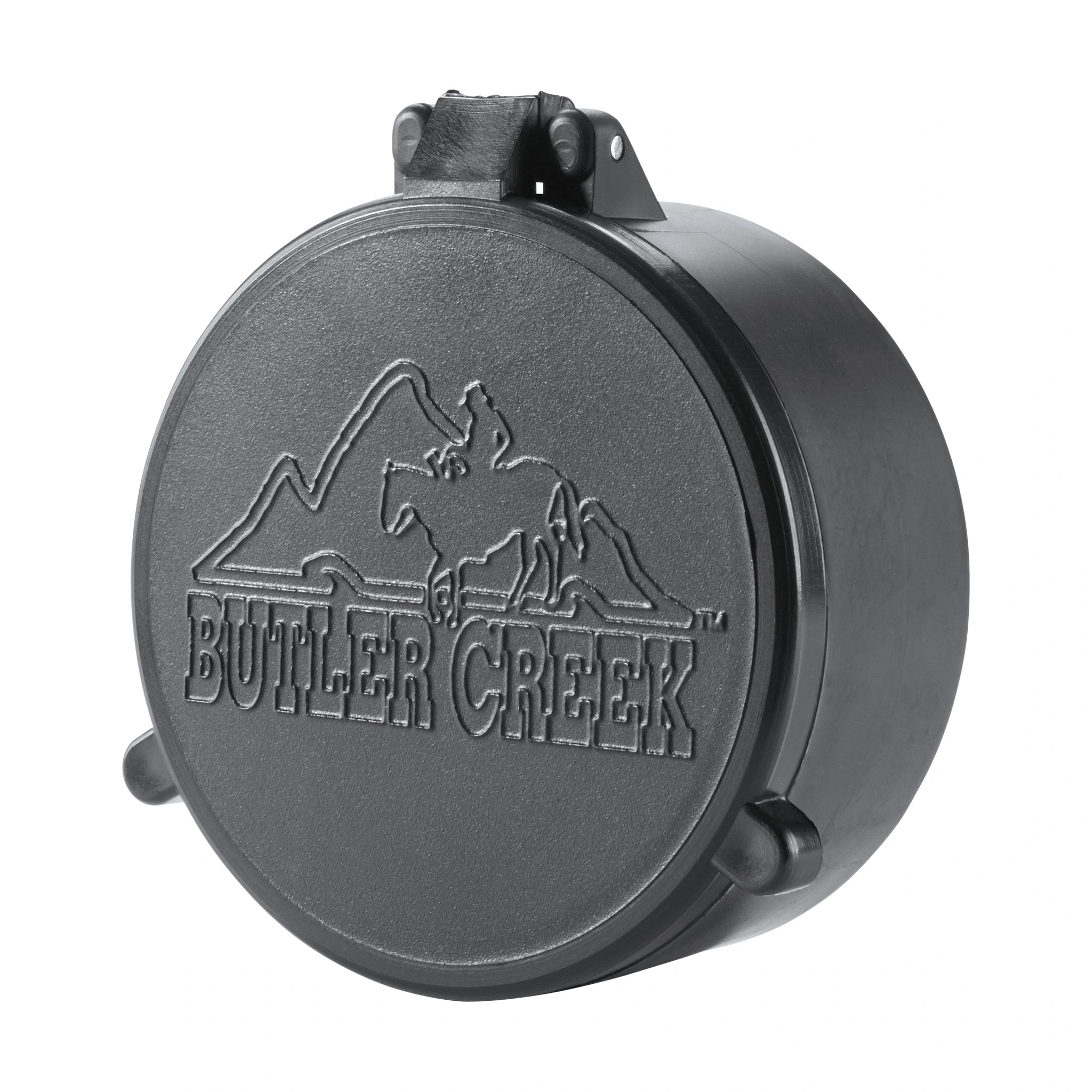 Butler Creek Flip-Open Objektiv-Schutzkappe geschlossen
