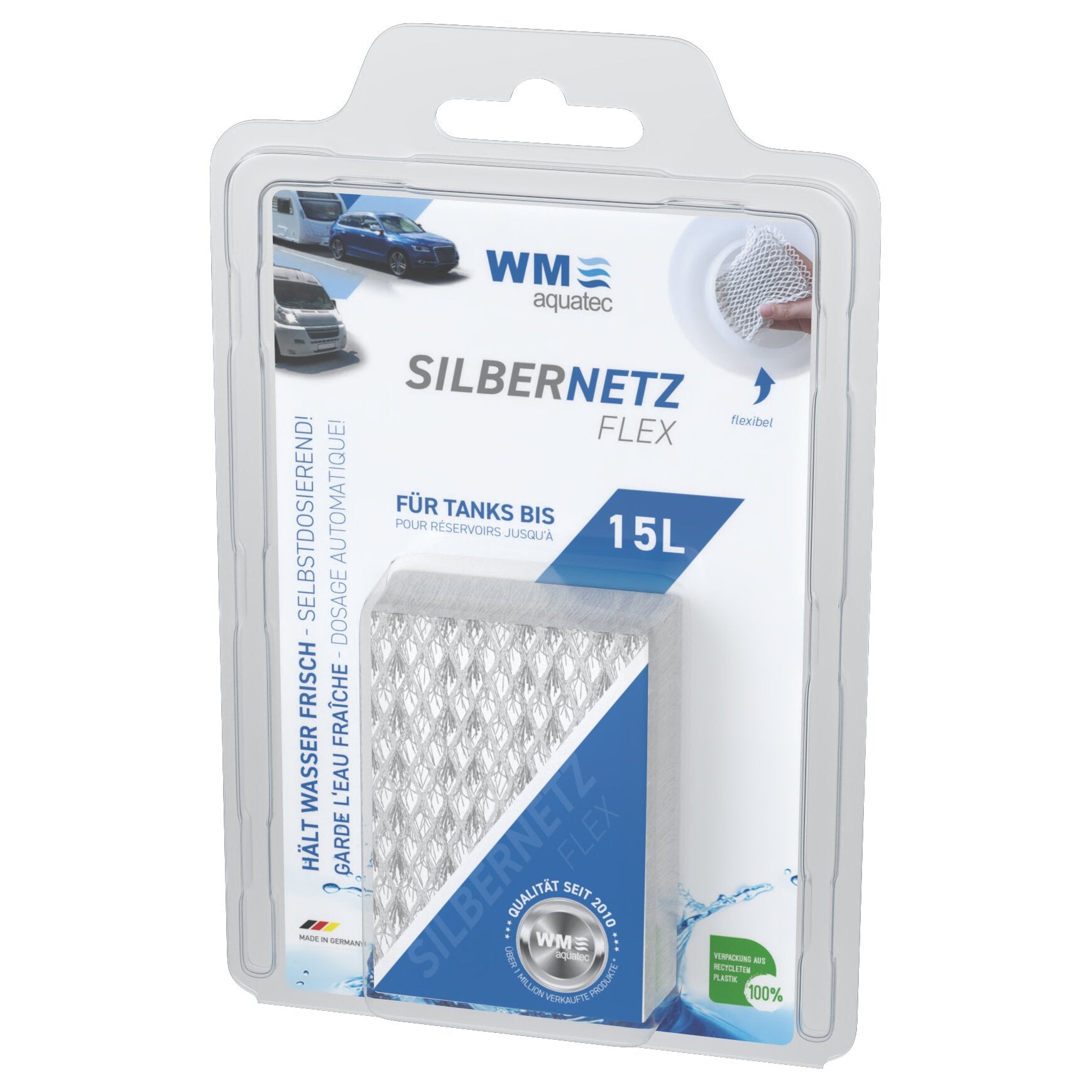 Silbernetz flex Wasserkonservierung für 15 l Tank, 2er-Set