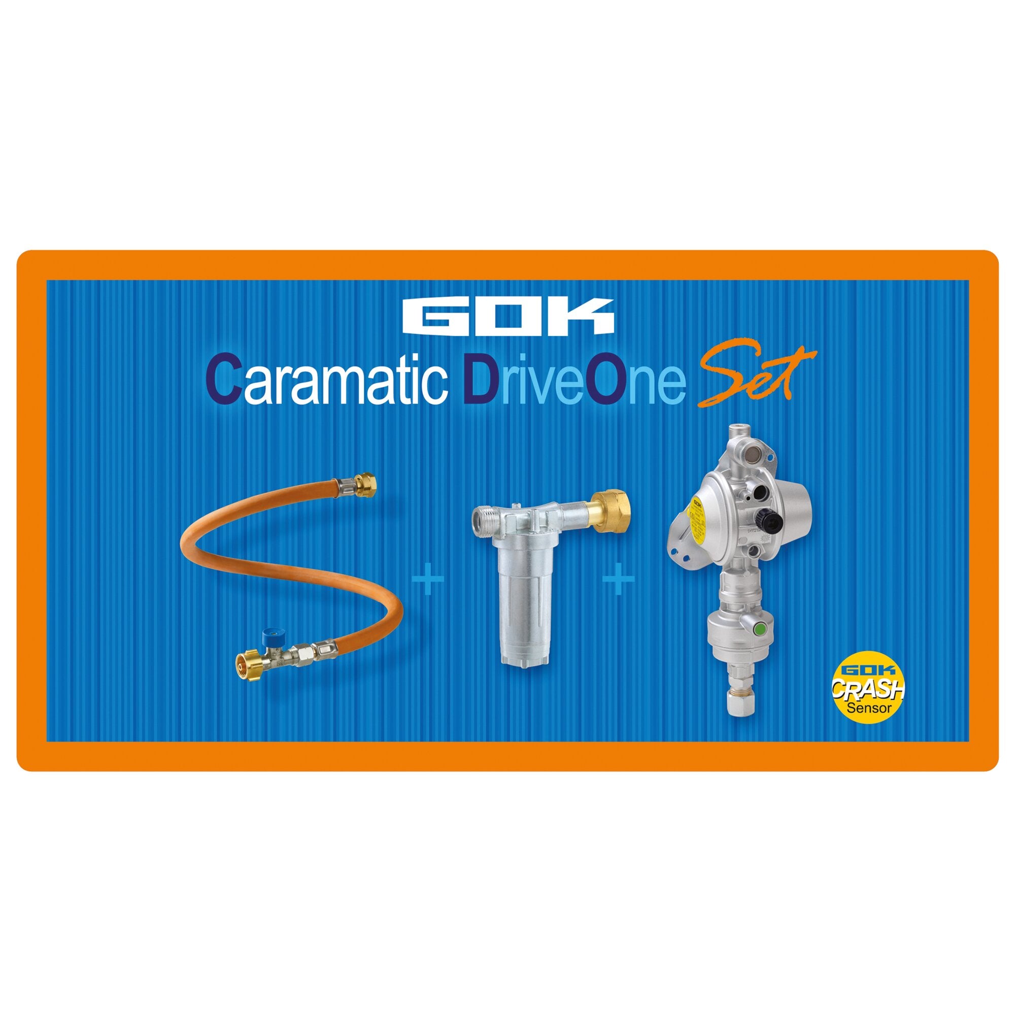Sicherheits-Gasdruck-Regelanlage Caramatic DriveOne Set, horizontal