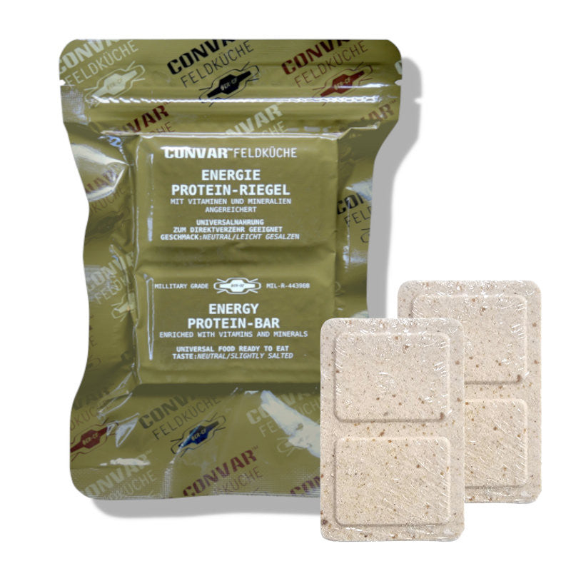 CONVAR FOODSCONVAR Feldküche Energie Protein - Riegel 81er Box - Black Raptor