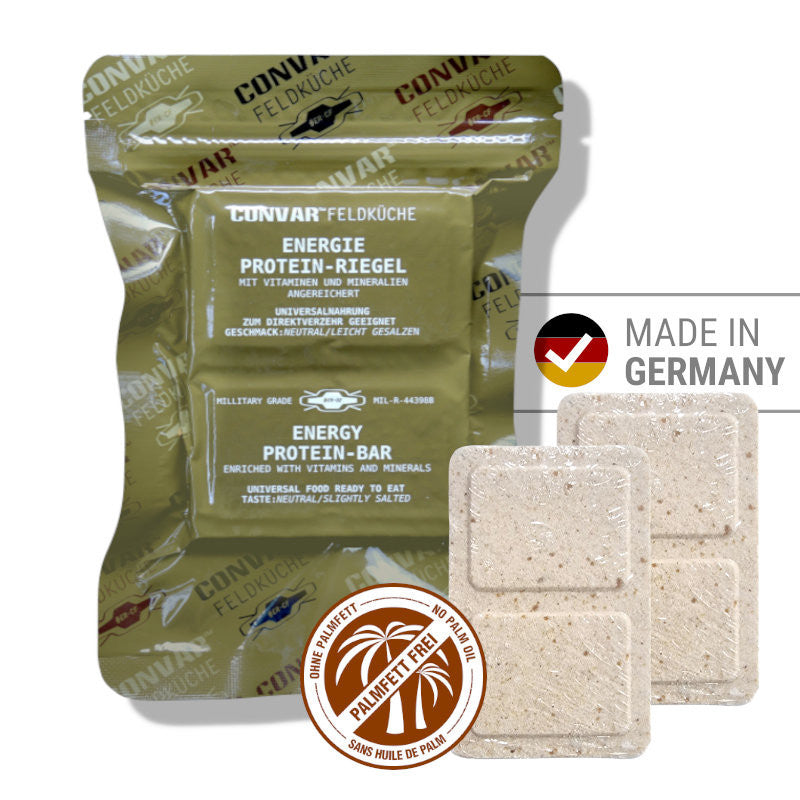 CONVAR FOODSCONVAR Feldküche Energie Protein - Riegel 81er Box - Black Raptor