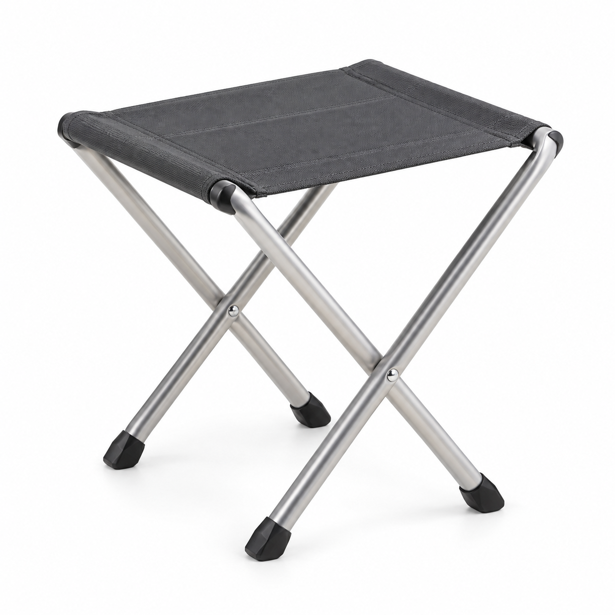 Crespo AL/301 Classic Campinghocker anthrazit – geöffnete Produktansicht