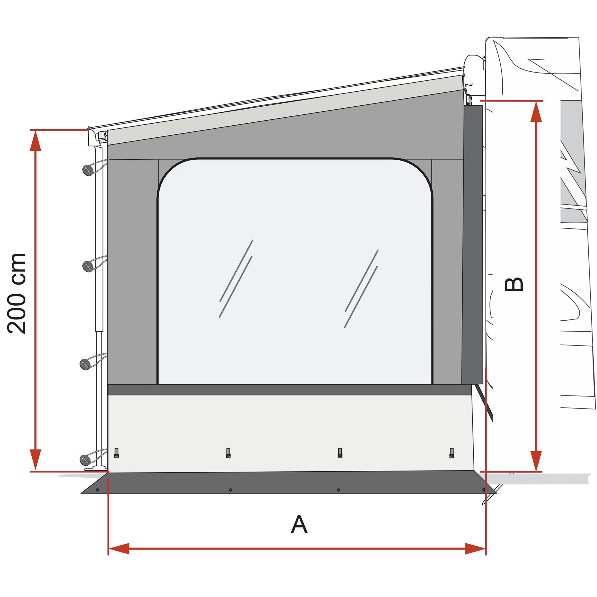 Seitenwand Side W Pro F45, F65, F80