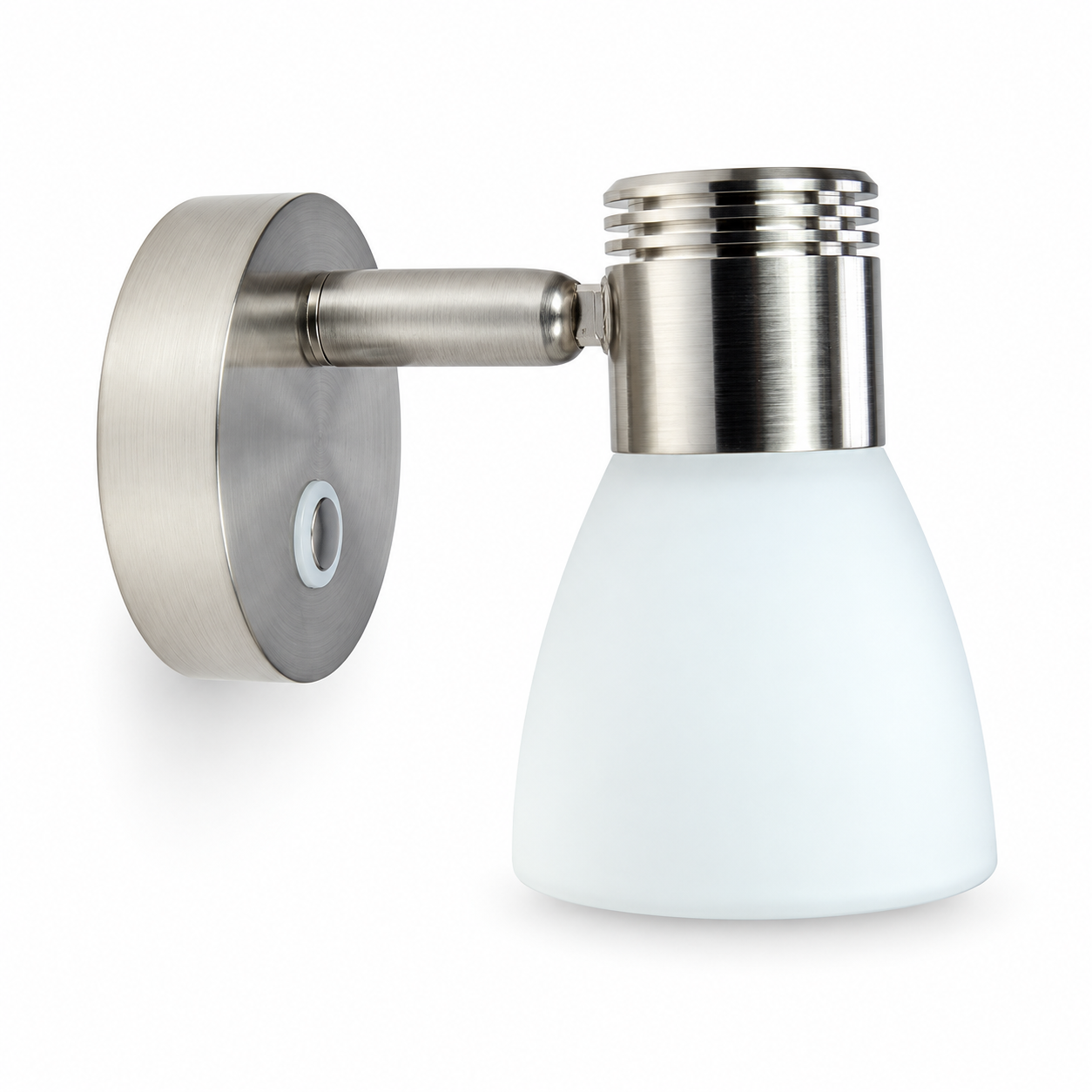 David LED1x3S22STD Aufbau-Leseleuchte mit Echtglasschirm und Touchdimmer
