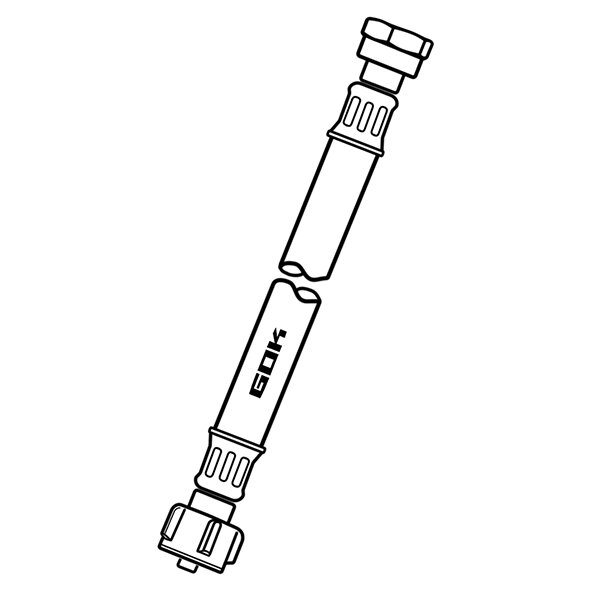 Hochdruck-Schlauchleitung Caramatic ConnectBasic G.2 (Shell-F), 450 mm
