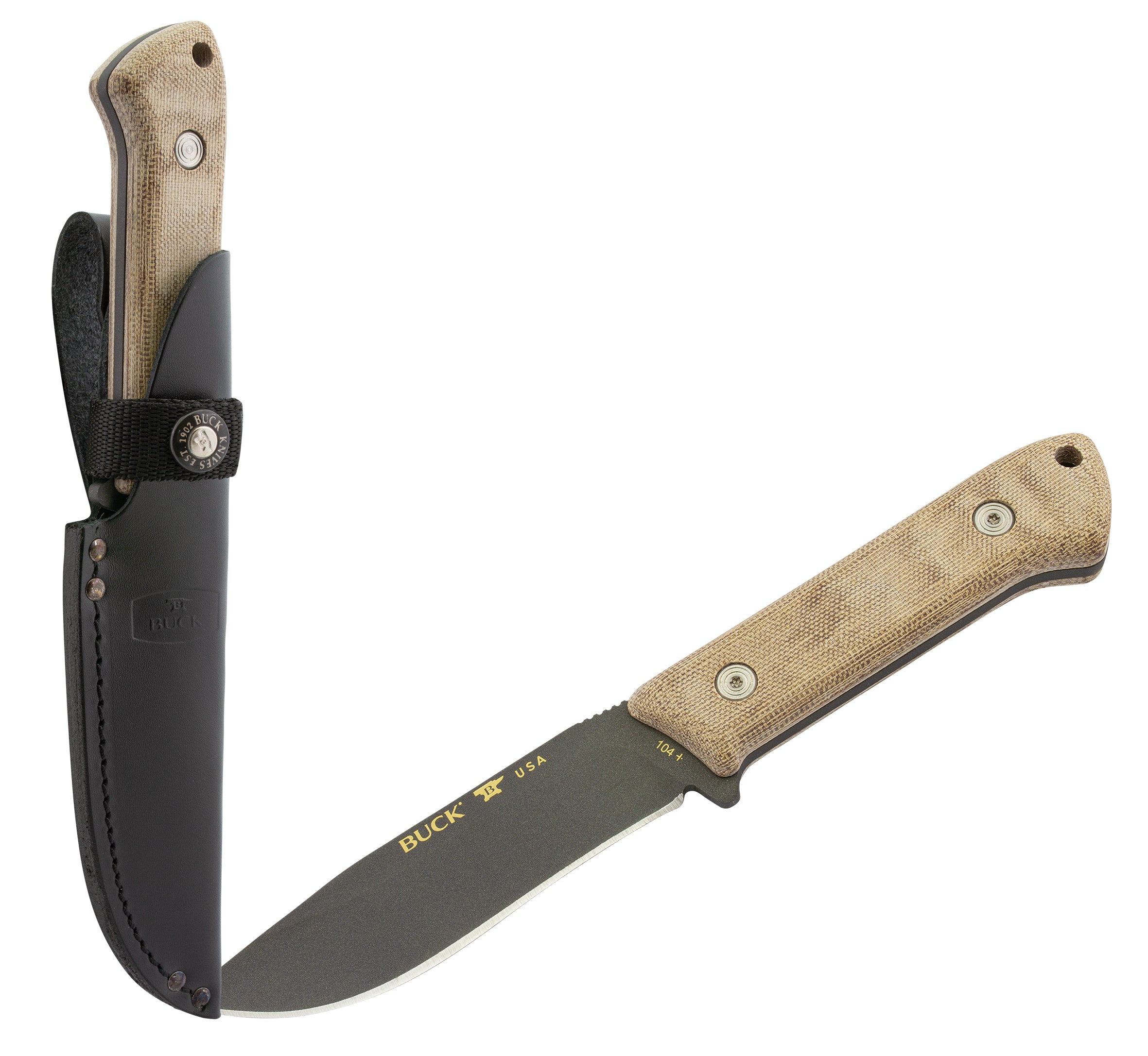 Buck 104 Compadre Camp Knife – Gesamtansicht