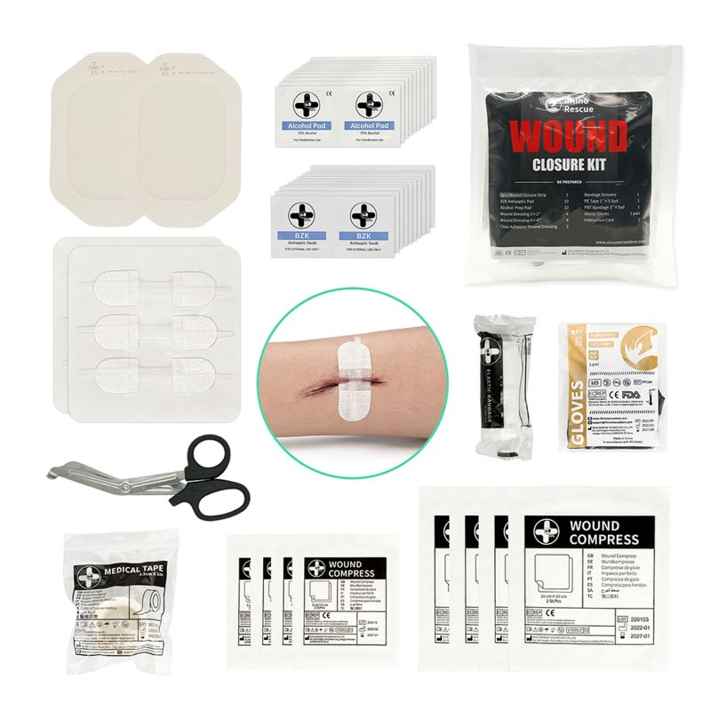 Rhino RescueRhino Rescue Wound Closure Kit Wundverschluss Set - Black Raptor