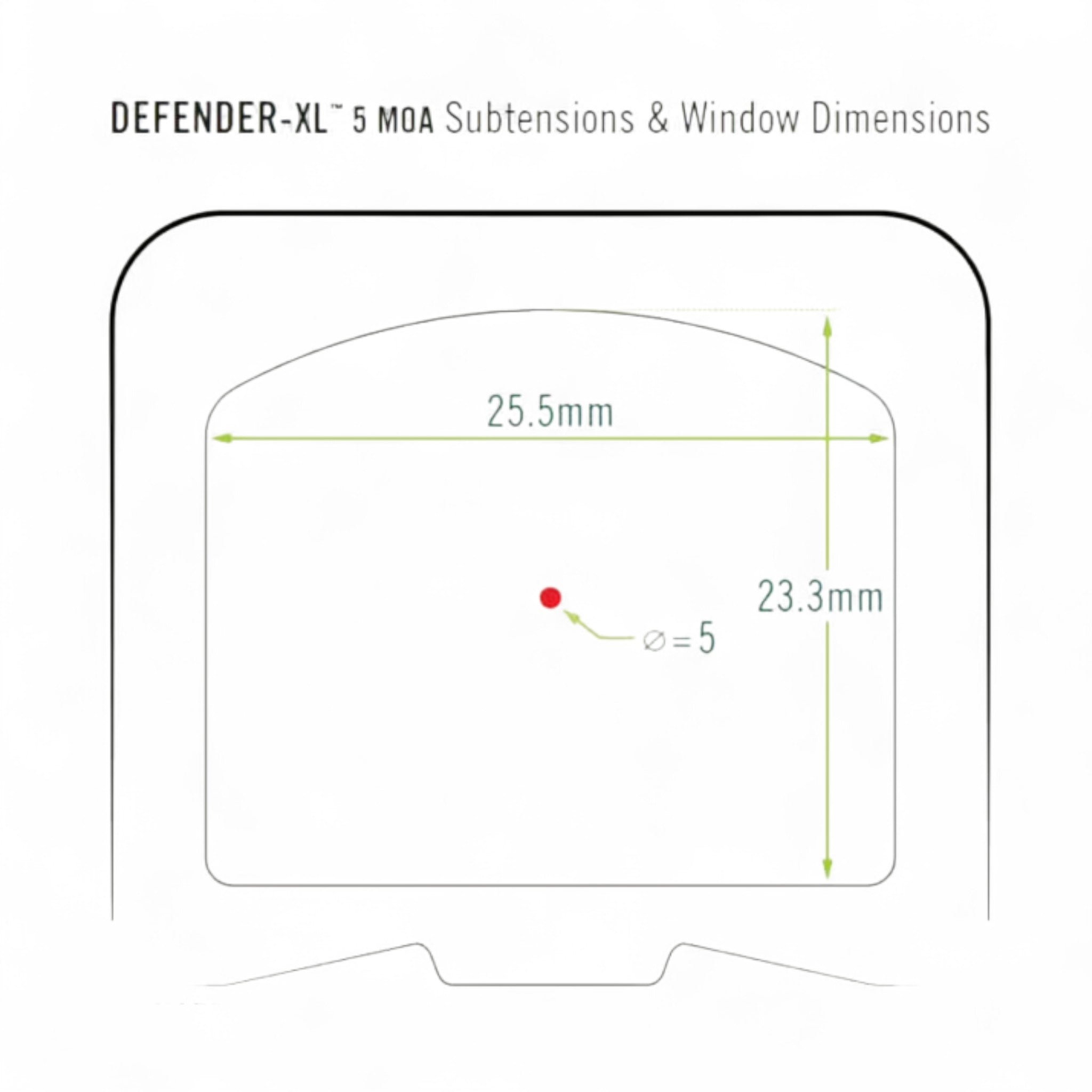 Vortex Defender XL Red Dot 5 MOA Tan