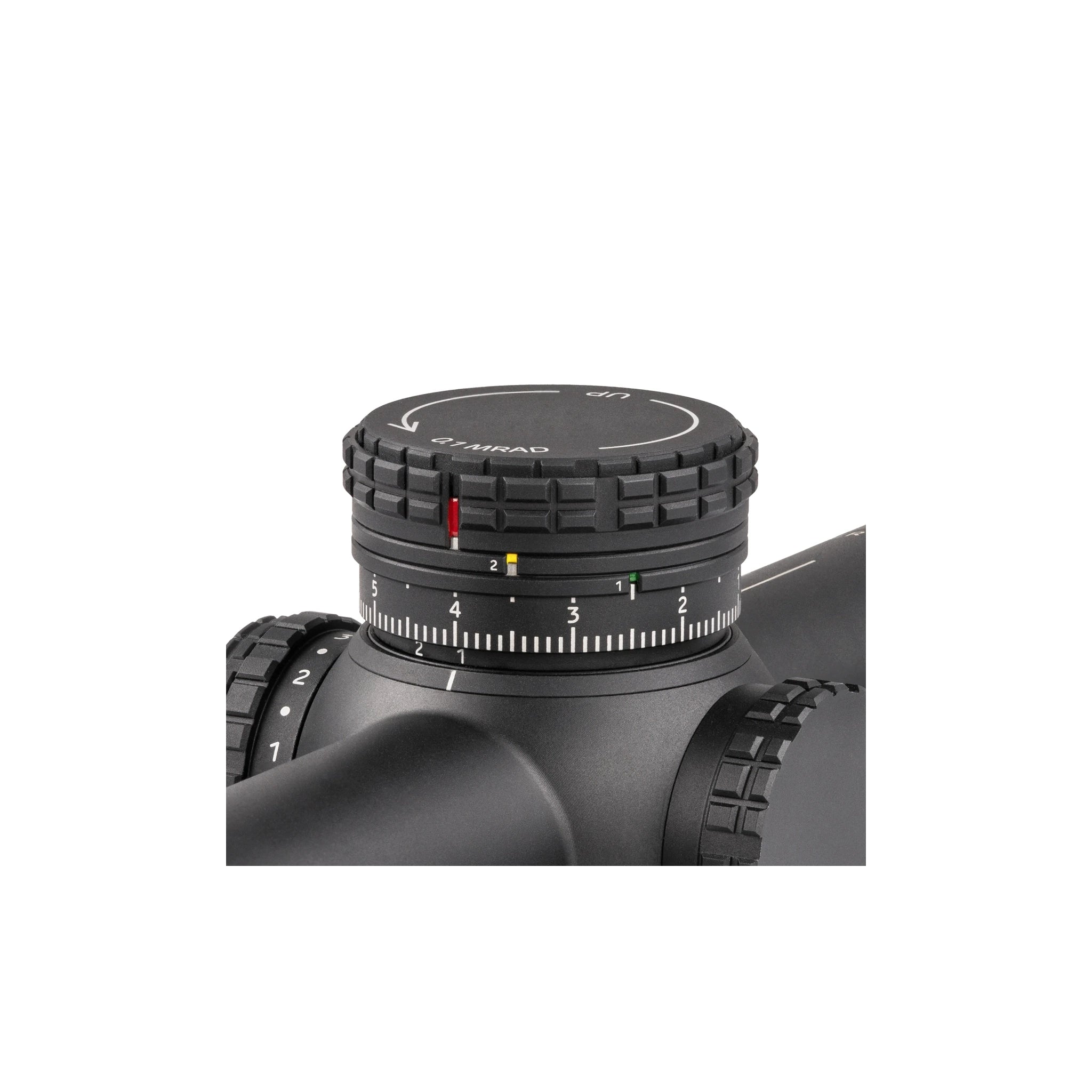 Delta Optical Stryker HD 1–8×24 SFP – Höhenturm mit farbigen Referenzringen