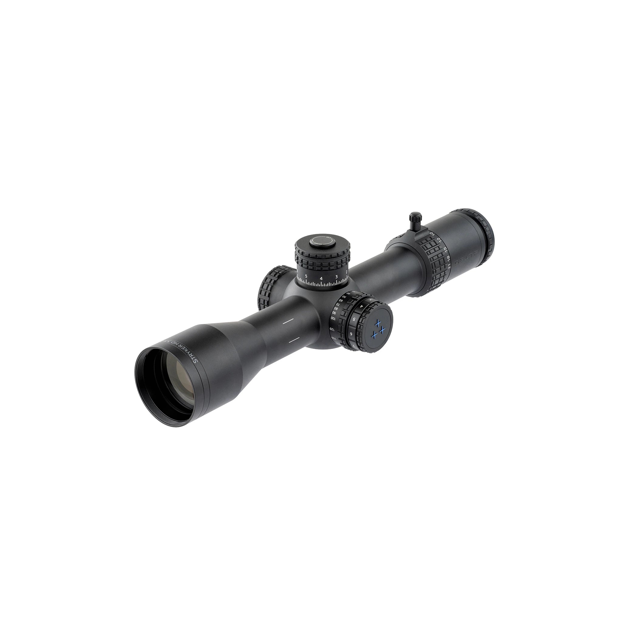 Delta Optical Stryker HD 3,5–21×44 DO-2514 – Produktansicht mit abgedecktem Seitenturm