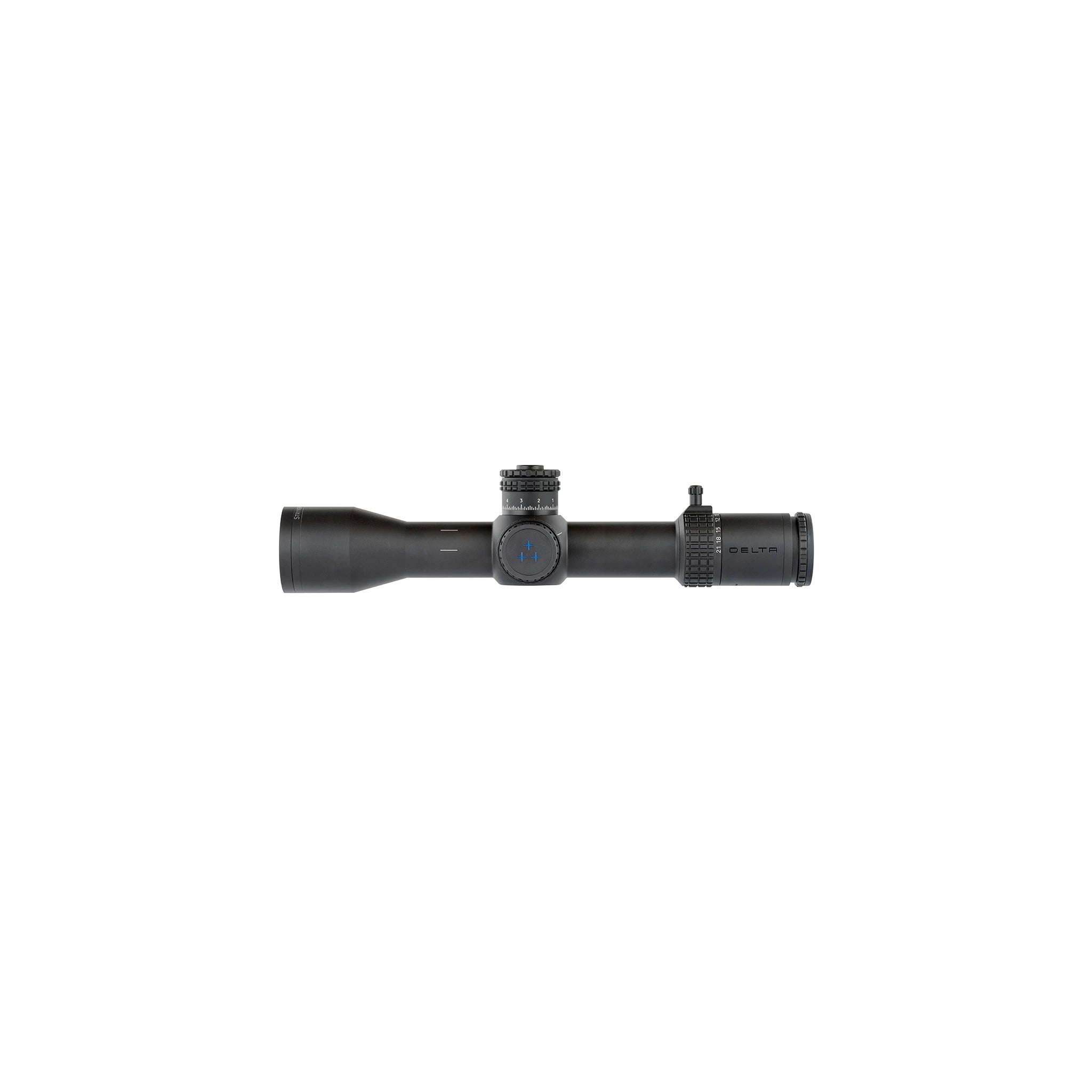 Delta Optical Stryker HD 3,5–21×44 mit offenem Seitenturm – seitliche Produktansicht