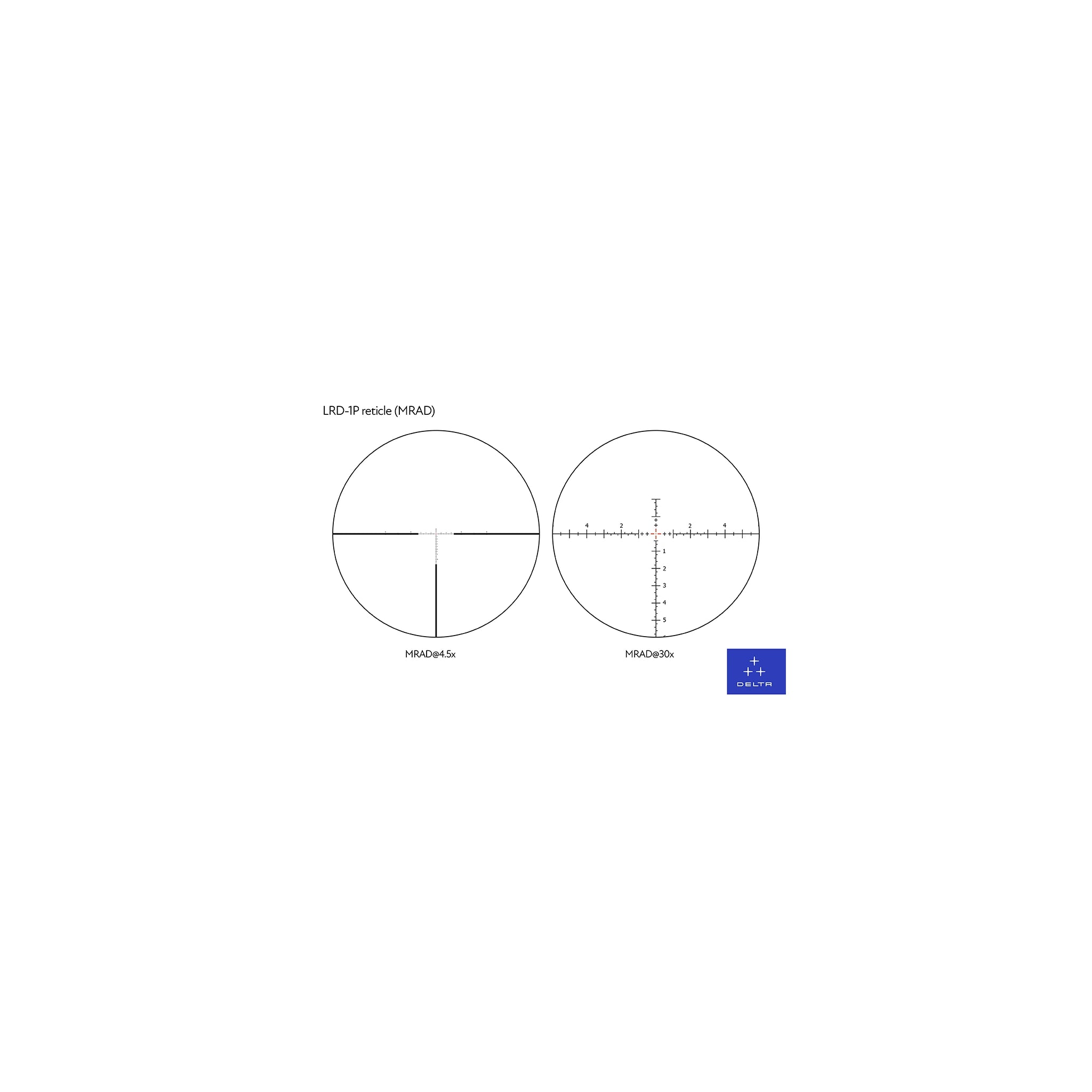 Delta Optical Stryker HD 4,5–30×56 FFP – Absehen LRD-1P