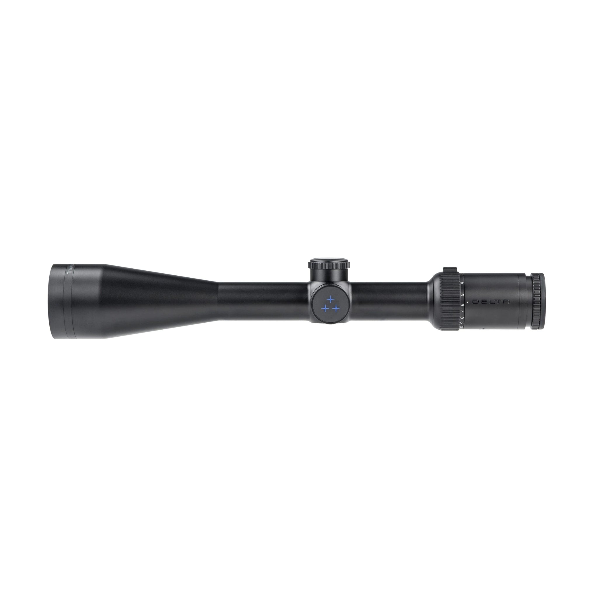 Delta Optical Titanium HD 2,5–10×50 – seitliche Produktansicht