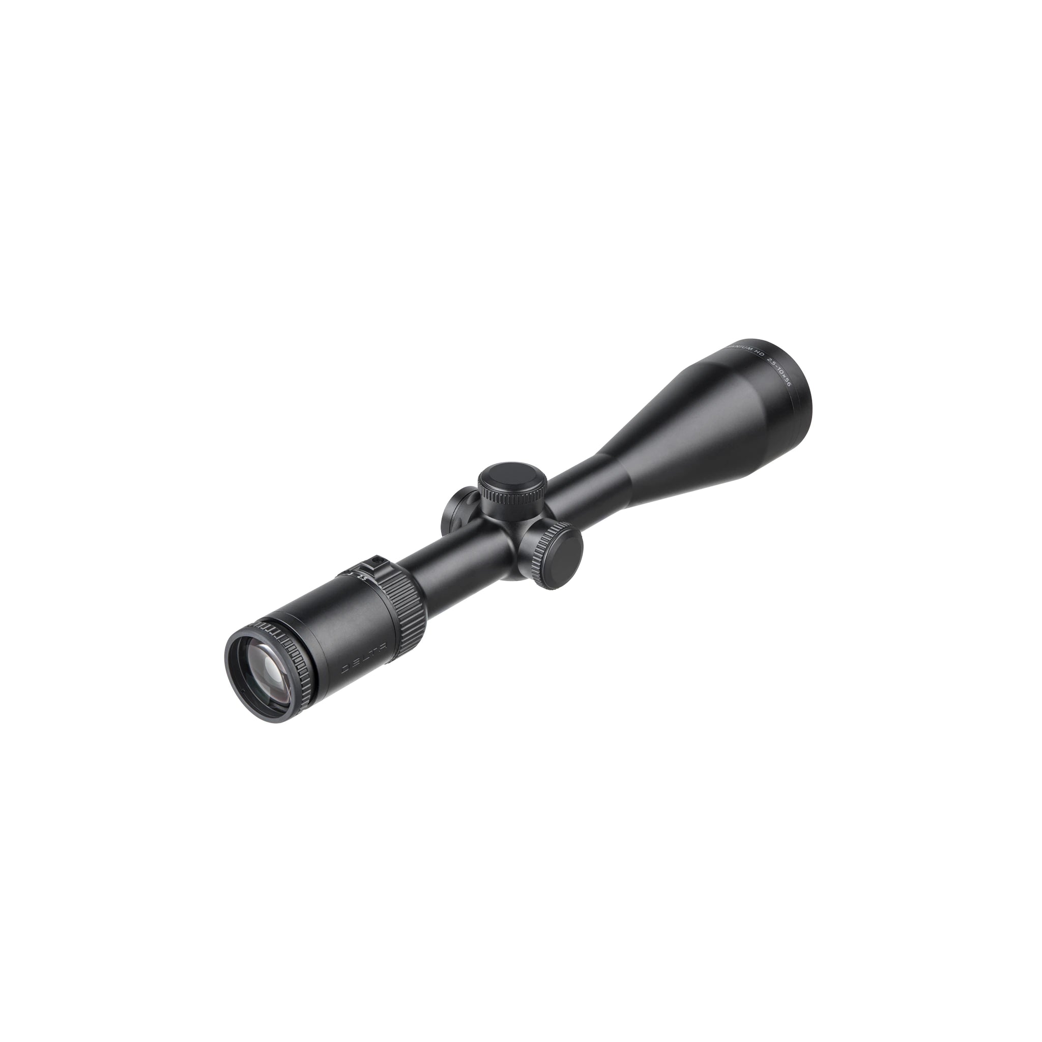 Delta Optical Titanium HD 2,5–10×56 – Di-Ausführung mit digitaler Beleuchtung, Ansicht von der Okularseite