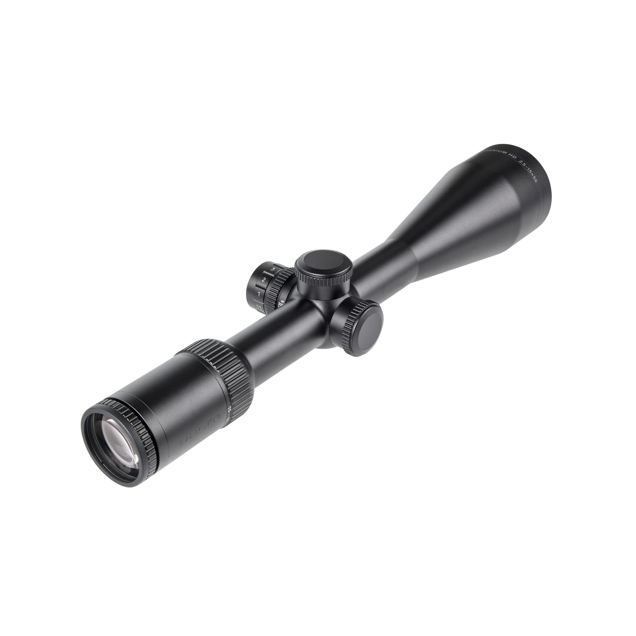 Delta Optical Titanium HD 2,5–15×56 SF – Produktansicht von der Okularseite