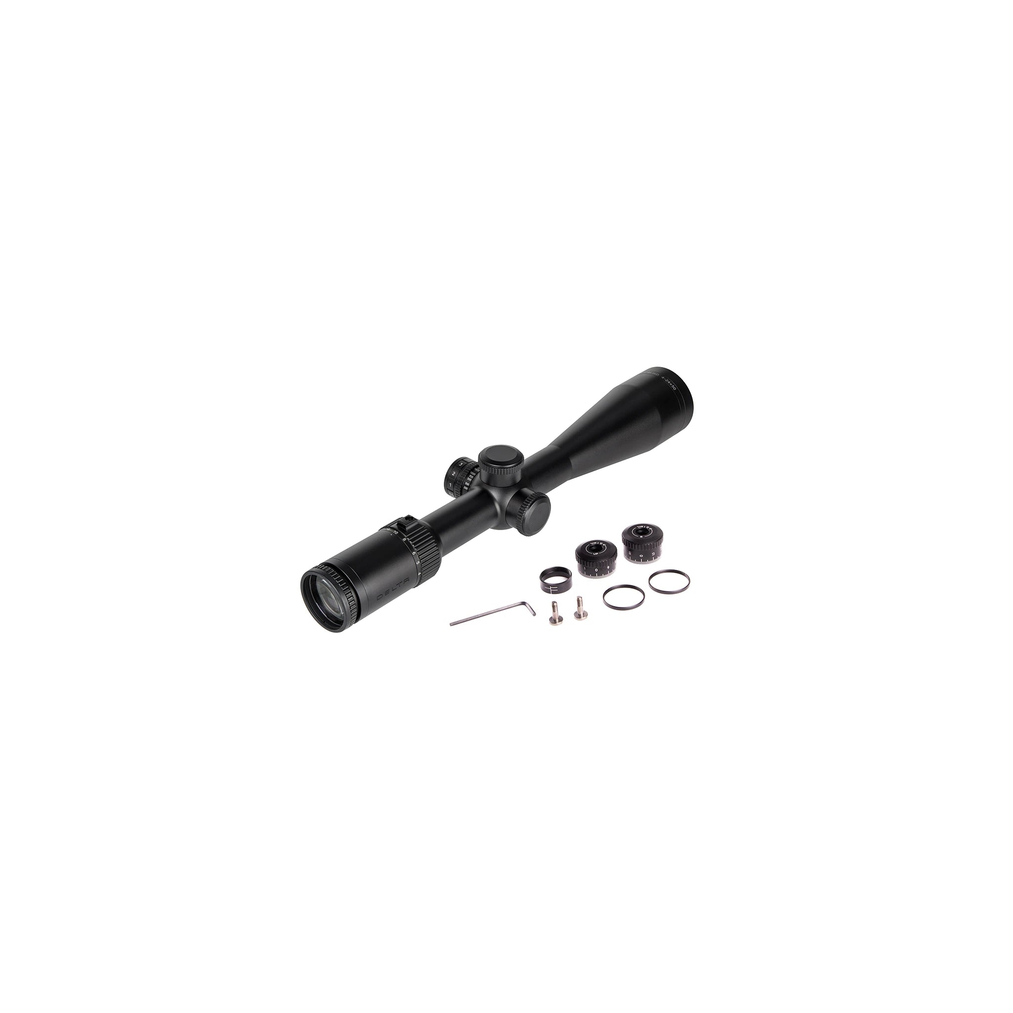 Delta Optical Titanium HD 4–24×50 – Wechselvarianten mit beiden Turmsätzen