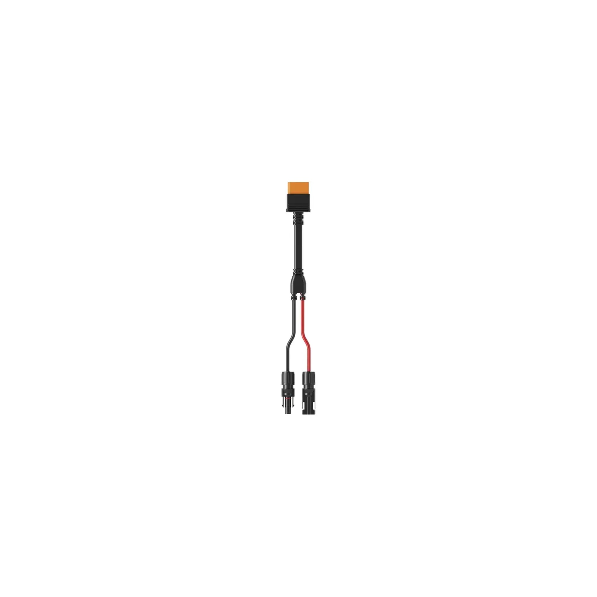 DJI Power MC4 Solarladekabel in vollständiger Vorderansicht mit SDC- und MC4-Steckern