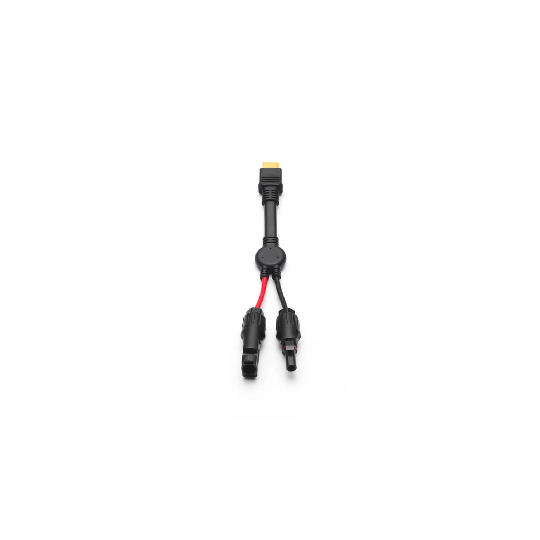 DJI Power MC4-zu-XT60-Solarkabel in frontaler Ansicht mit Steckerpaar