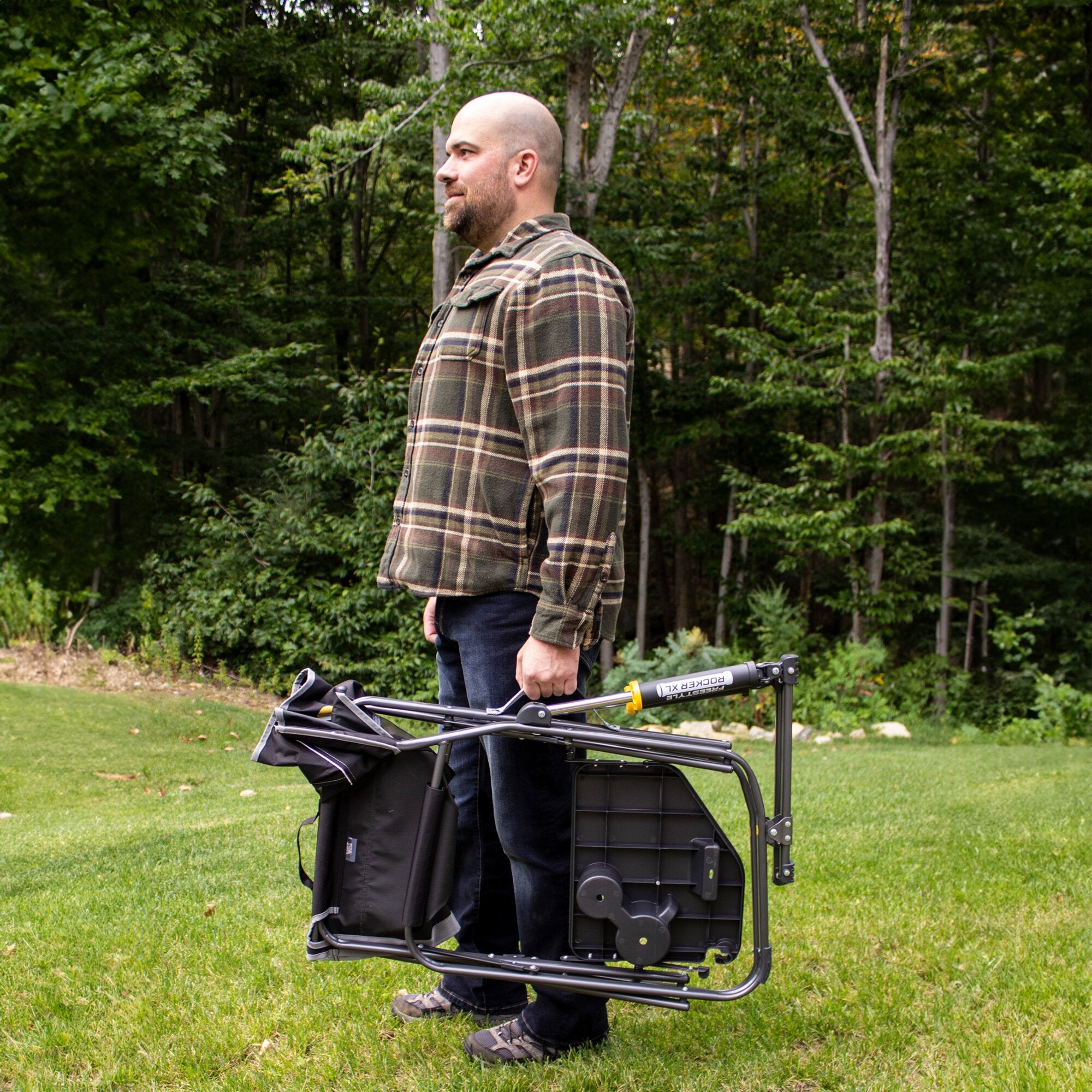 Camping-Schaukelstuhl Freestyle Rocker XL™ mit Tisch