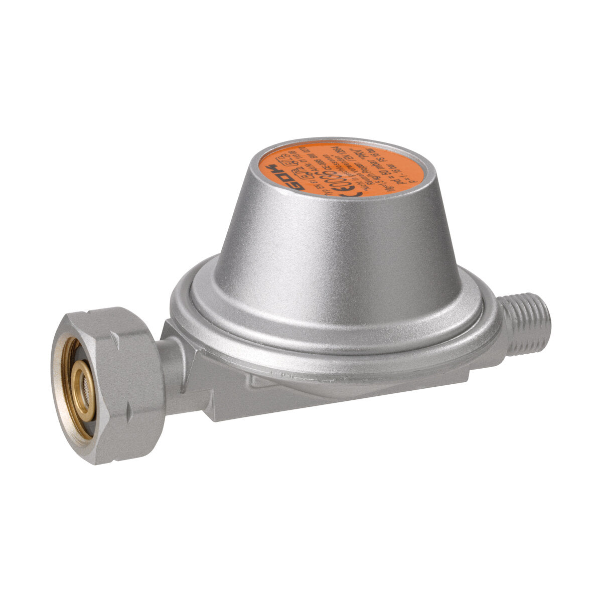 Niederdruckregler 1,5 kg/h, ohne Manometer, KLF x G 1/4 LH-KN