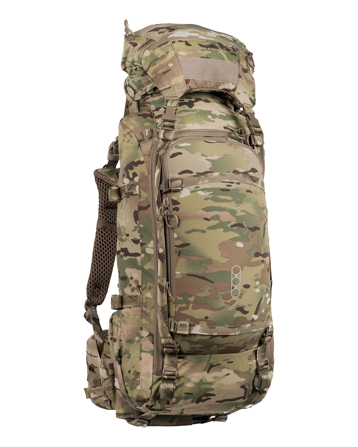 Eberlestock Brute 6500 Multicam Jagdrucksack – Frontansicht