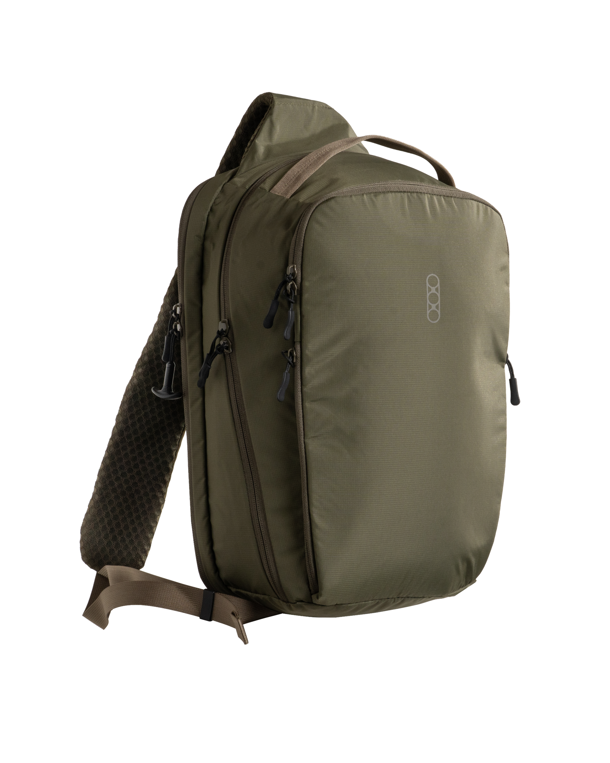 Eberlestock Fade Sling XL in Oliv – Vorderansicht