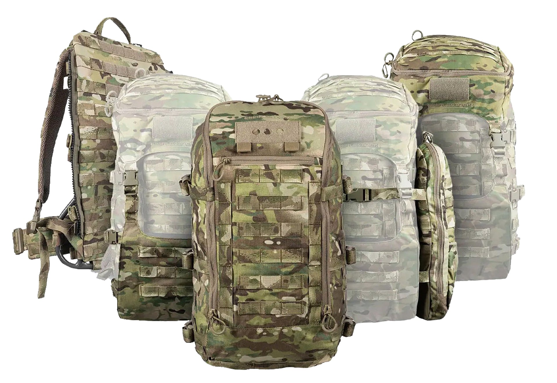 Eberlestock Mission Assault Pack Multicam – modulare Ansichten