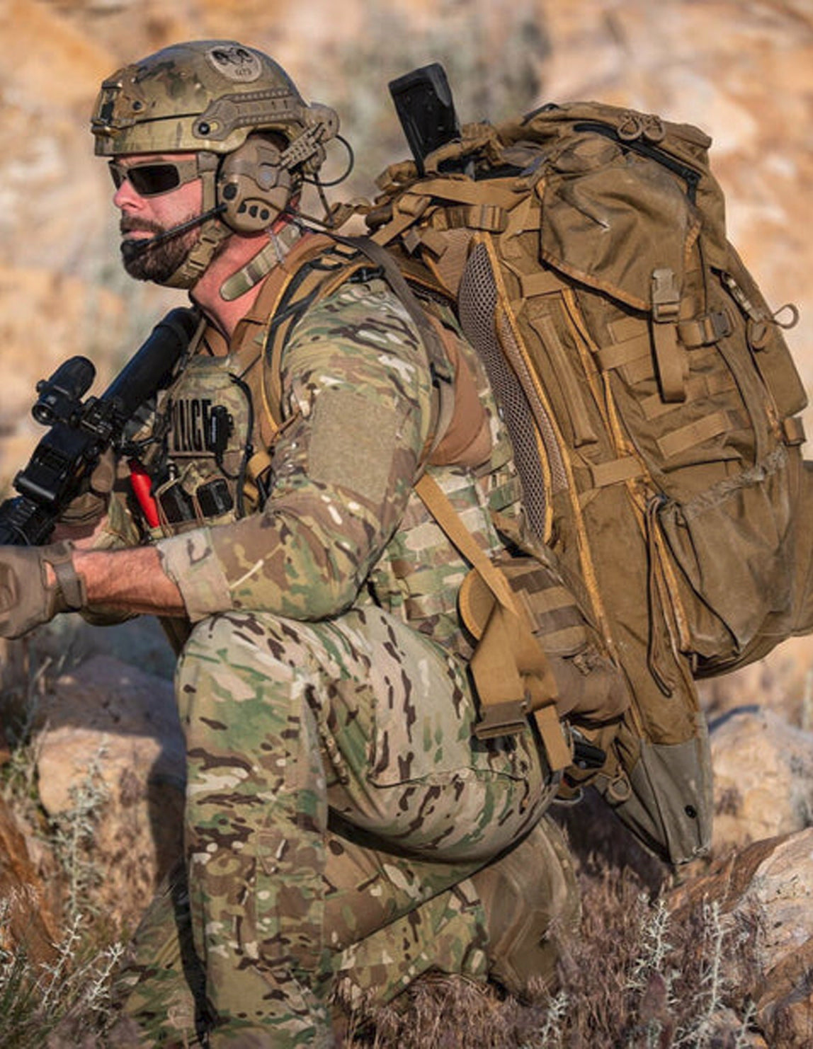 Eberlestock Operator TAA Coyote – Seitenansicht