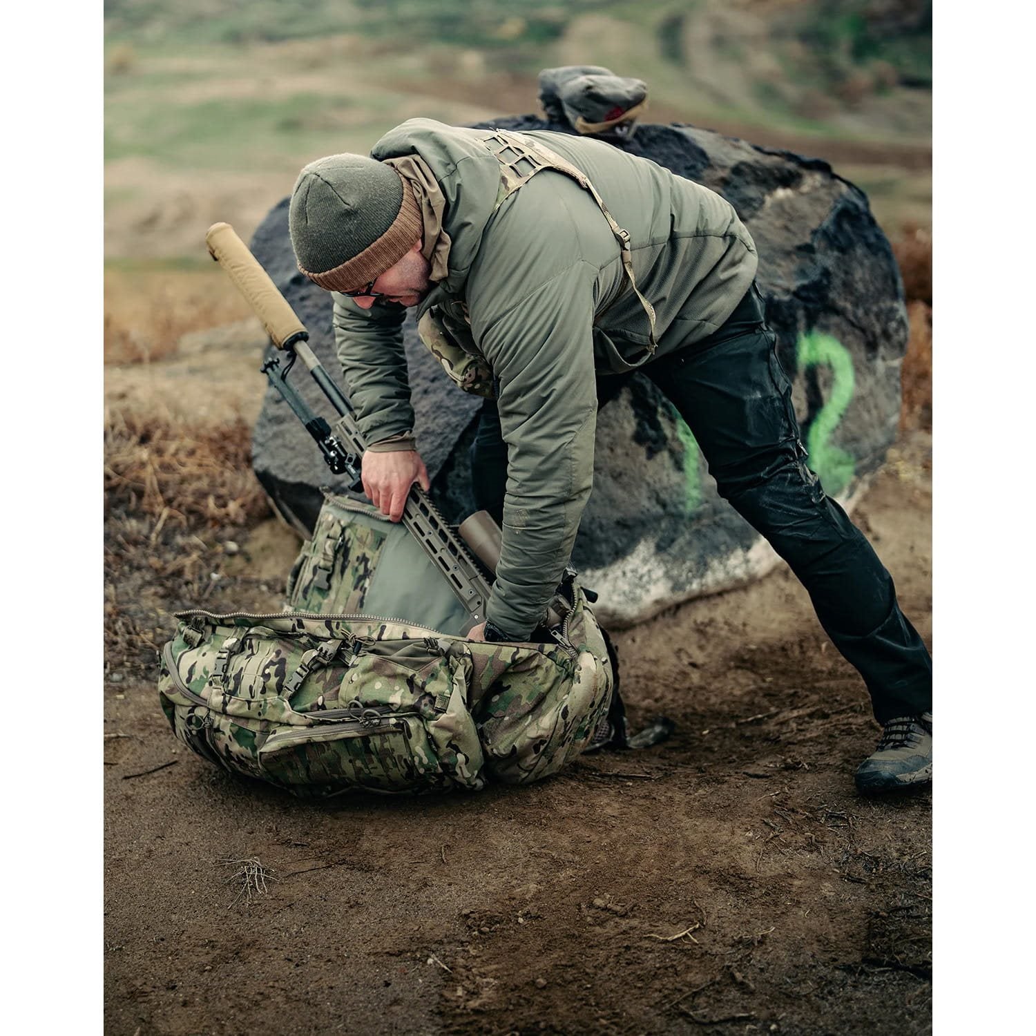 Eberlestock W2 Spectre Multicam – RAID Waffenfach im Einsatz