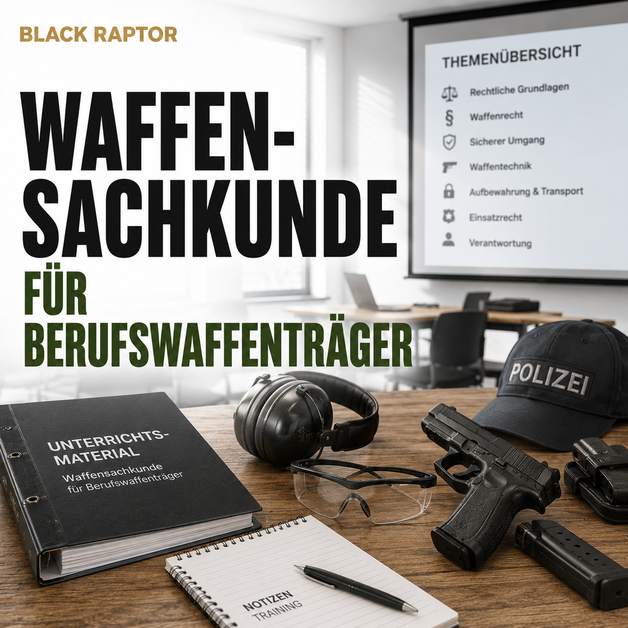 Waffensachkunde für Berufswaffenträger bei AS Schießausbildung