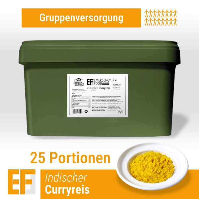 EFEF Meals Gruppenverpflegung 2 x 25 Portionen - Black Raptor